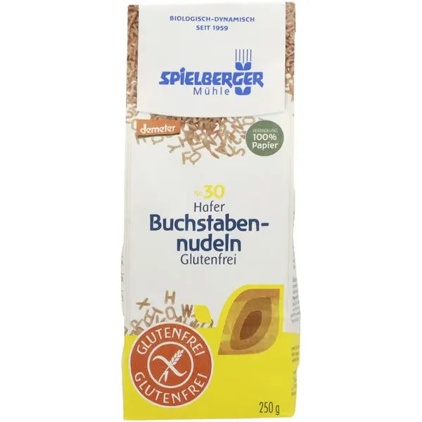 Fidea supa litere din ovaz fara gluten Demeter, eco - 250 g
