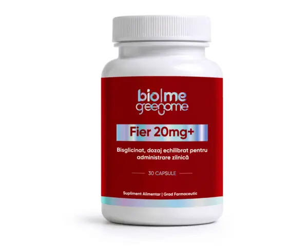Fier (bisglicinat) 20mg+, 30 capsule - Default Title