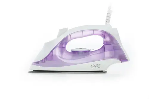 Fier de calcat Adler AD 5019, 1600 W, Debit de abur 10 g/min, Pulverizator (Alb/Mov)