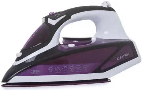 Fier de calcat Albatros FUCHSIA, Talpa Ceramica, 2600W, 0.45l (Mov)