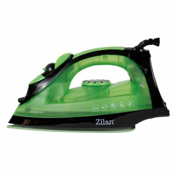 Fier de Calcat cu Talpa din Ceramica, Calcare cu Aburi, Putere 2200W, Visiniu