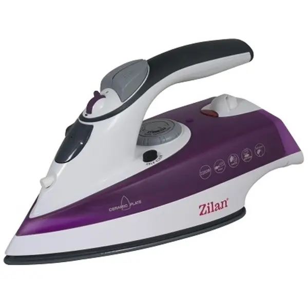 Fier de Calcat, Functie Autocuratare, Talpa Ceramica, Calcare cu Aburi si Uscata, Putere 2200W, Mov