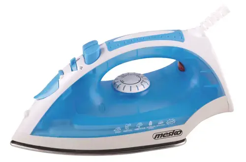 Fier de calcat Mesko MS 5023, 2200 W, Jet de abur 60 g/min, Debit de abur 35 g/min (Albastru)