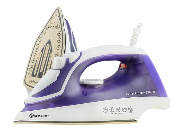 Fier de călcat Rohnson - R-331, 2200W, 70 g/min, mov/alb