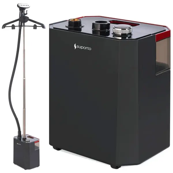 Fier de călcat vertical cu aburi. Steamer model S2 de 2200W cu 3 trepte de putere. Statie de calcat profesionala pentru hainele copiilor, fara mirosuri si fara cute. Rezervor aparat 2.9 L, pentru 64 min de lucru, 45g/min abur continuu - Default Title