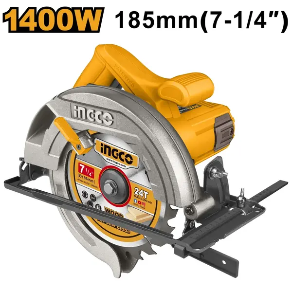 Fierastrau Circular 1400W SuperSelect 185mm Ingco CS18538