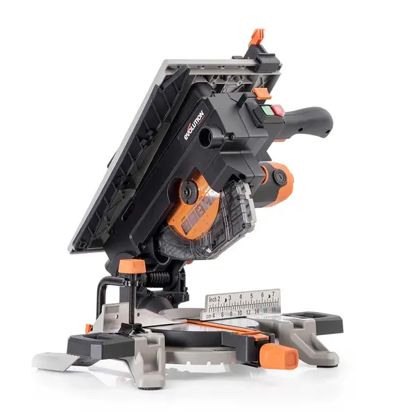 Fierastrau circular combinat cu masa Evolution R210MTS-G2 cu disc de taiere multi-materiale de 210mm, 1500W