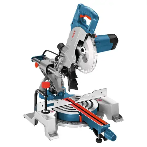 Fierastrau circular stationar Bosch Professional GCM 800 SJ, cu sanie de glisare, 1400W, 5500rpm, 270mm