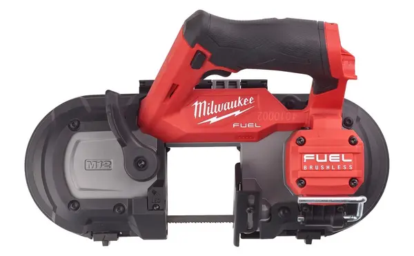 Fierastrau cu banda M12 Milwaukee, subcompact, 64mm, declansator de viteza, carlig metalic, LED, 4933478440