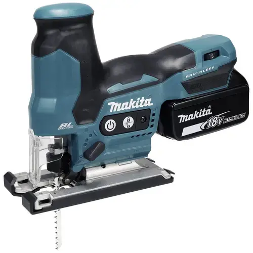 Fierastrau pendular fara fir Makita DJV185RF1J, 18 V 3.0 Ah, include baterie si incarcator, 183x259mm, 2.3kg