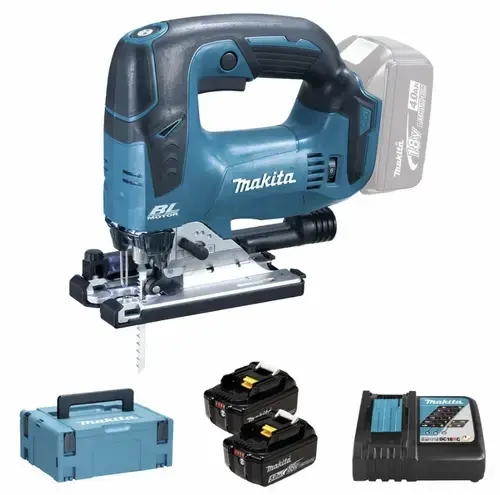 Fierastrau pendular Makita DJV182RTJ, 18V, 2x5,0Ah Li-Ion, lungime 266mm, greutate 2,4-2,7kg, set cu valiza