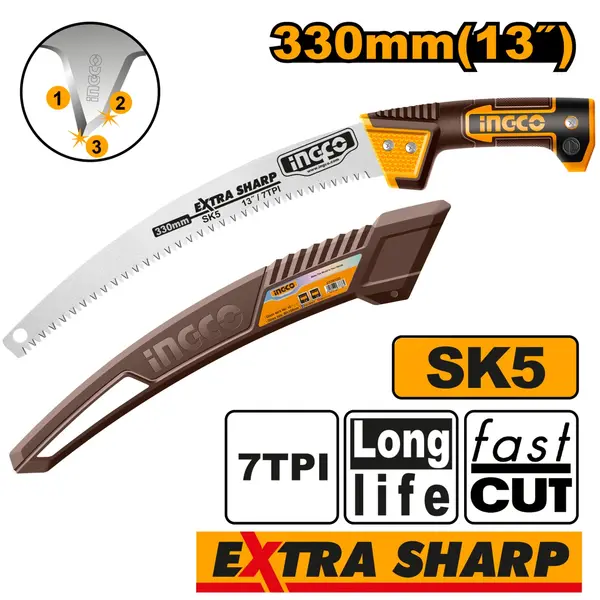 Fierastrau Pomi Manual Tija 33cm INGCO HPS3306