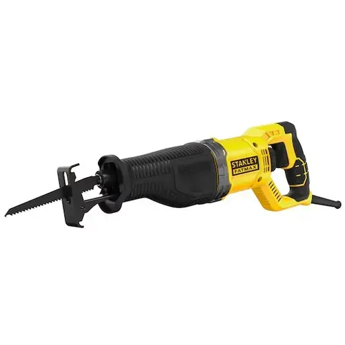 Fierastrau sabie Stanley FME360-QS, 900 W, 28 mm, lama inclusa (Galben/Negru)