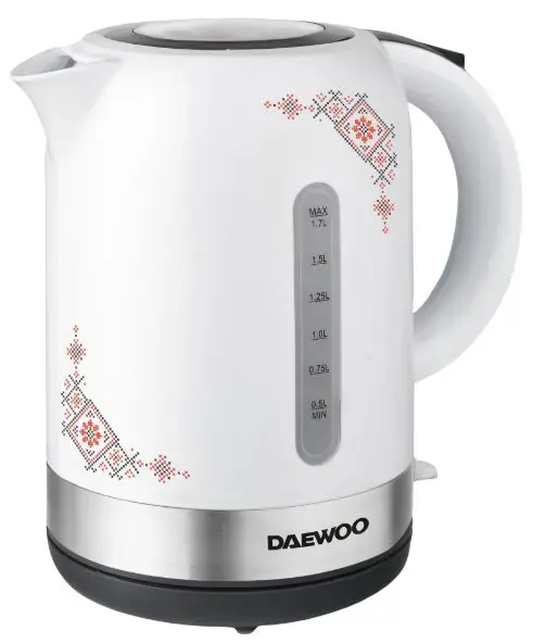 Fierbator apa Daewoo DK2400TR, 2400 W, 1.7 l, design traditional (Alb)