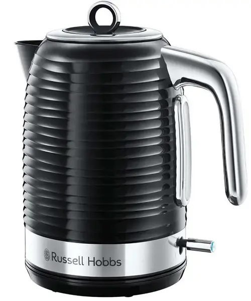 Fierbator apa Russell Hobbs Inspire Black 24361-70, 2400 W, 1.7 l, Fierbere rapida (Negru/Inox)
