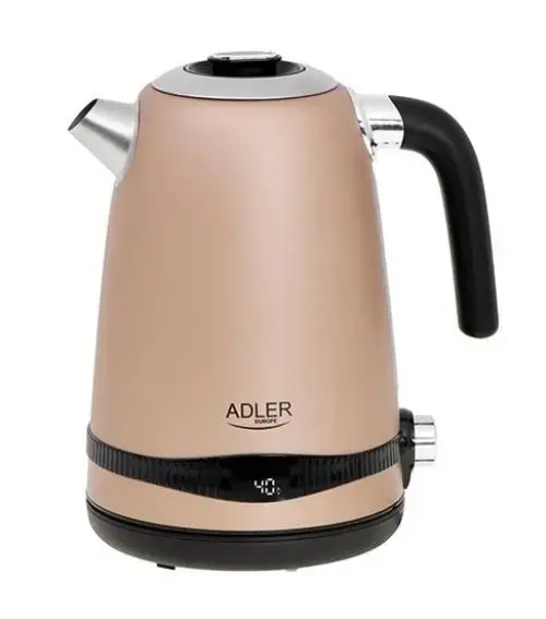 Fierbator de apa Adler AD 1295, 1.7 L, 2200 W (Auriu)