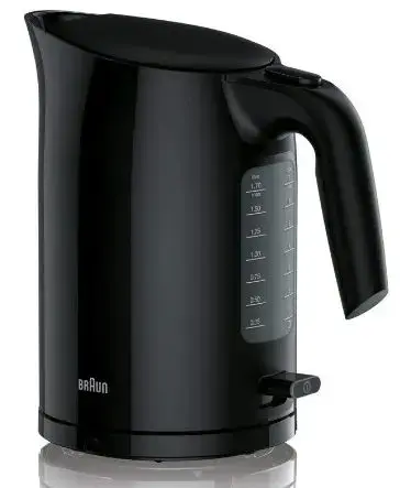 Fierbator de apa Braun WK3100BK PurEase, 2200 W, 1.7 l (Negru)