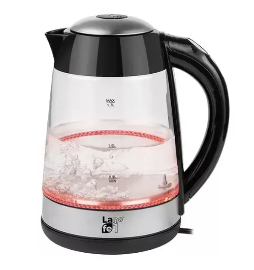 Fierbator de apa cu cana de sticla Lafe CEG015 2200W 1.7L (Transparent)