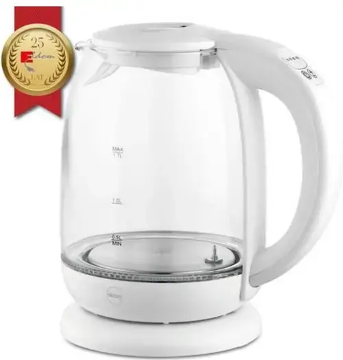 Fierbator de apa Eldom C510B, 1.7 L, 2200 W (Alb/Transparent)