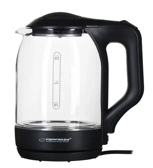 Fierbator de apa Esperanza EKK025K, 1.7 l, 1500 W (Negru)