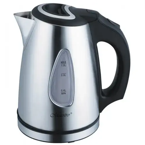 Fierbator de apa MAESTRO MR-029, 1 L (Negru/Argintiu)