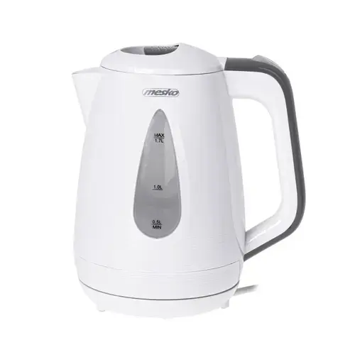 Fierbator de apa Mesko MS 1261, 1.7 L, 2200 W (Alb/Gri)