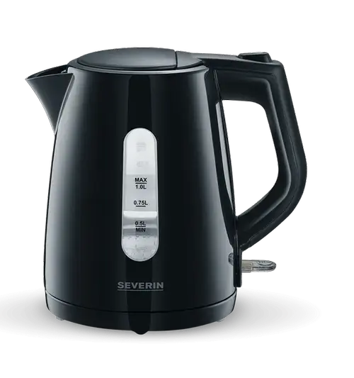 Fierbator de apa Severin WK 3410, 1 l, 2200 W (Negru)
