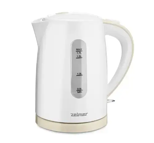 Fierbator de apa Zelmer ZCK7616I, 2200 W, 1.7 L (Alb/Crem)
