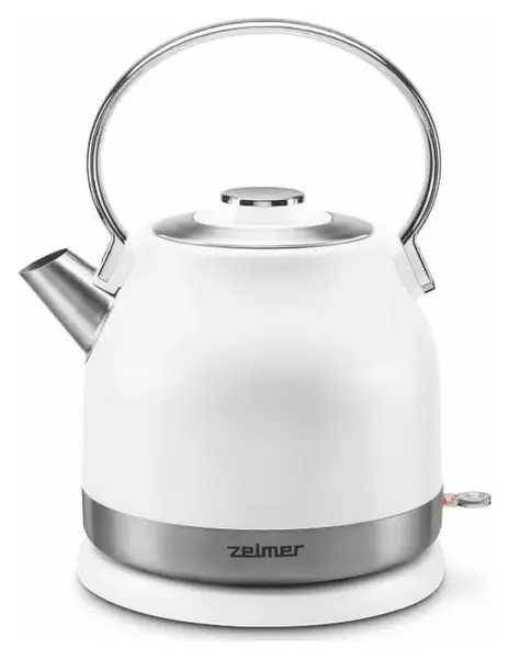 Fierbator de apa Zelmer ZCK7940, 1.5 l, 2200 W, Intrerupator iluminat (Alb)