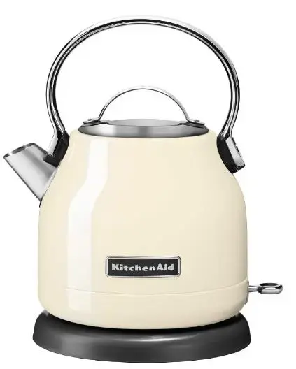 Fierbator electric KitchenAid 1.25l 5KEK1222EAC, 1.25l, 2200W (Almond Cream)