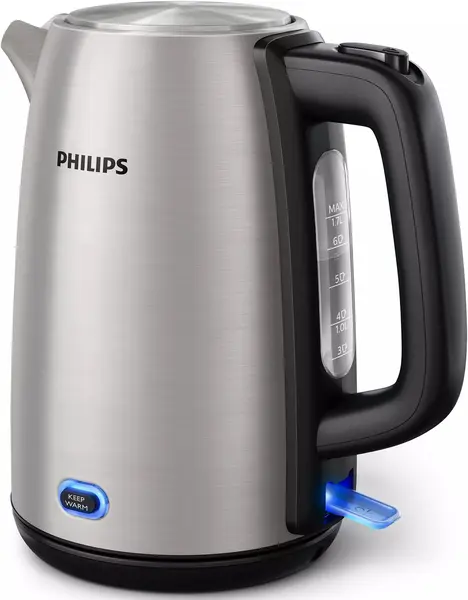 Fierbător electric Philips - HD9353/90, 2060W, 1,7 l, gri
