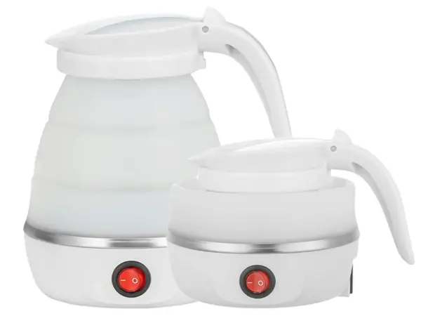 Fierbator electric pliabil din Silicon/Inox putere 600W capacitate 0.6L