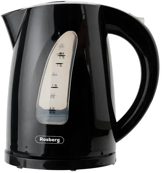 Fierbător electric Rosberg - R51230B, 2200W, 1.7 l, negru