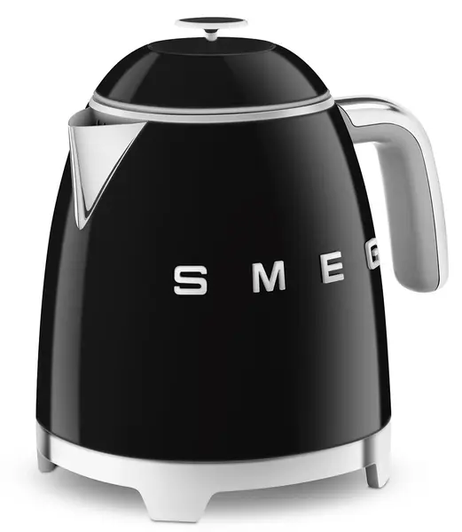 Fierbător electric Smeg - KLF05BLEU, 1400W, 0.8 l, negru