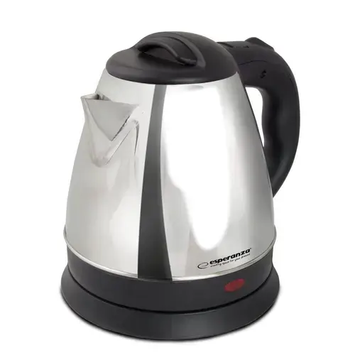 Fierbator, Esperanza EKK116S Spring, 1350W, 1L, Otel inoxidabil, Argint