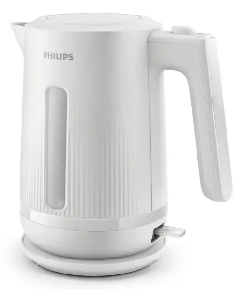 Fierbator Philips HD9411/00, 1,7 l, 2200 W, Filtru, Baza rotativa (Alb)