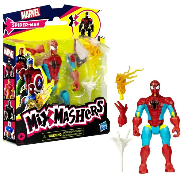 Figură de acțiune Hasbro Marvel MixMashers - Spider-Man, 12 cm