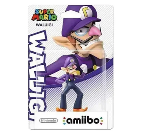 Figurina Amiibo Waluigi, Super Mario