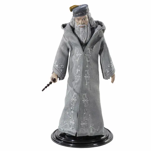 Figurina articulata Dumbledore DEPOX , Head Master, editie de colectie, 18 cm, stativ inclus