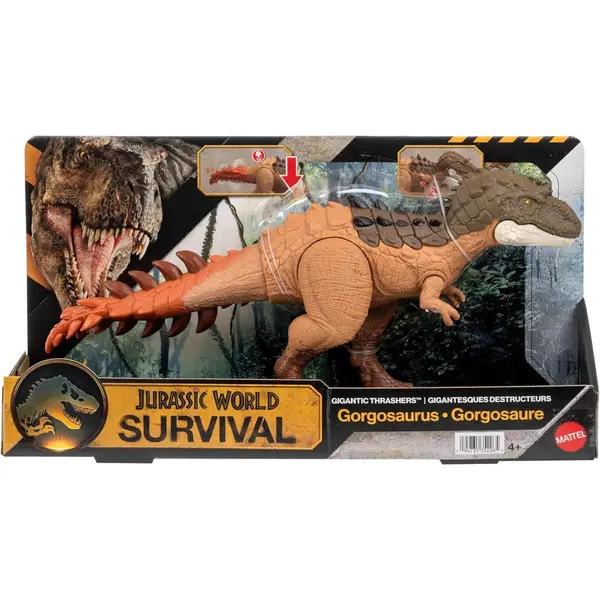 Figurina articulata, Jurassic World Survival, Wild Roar, Gorgosaurus, JKL86
