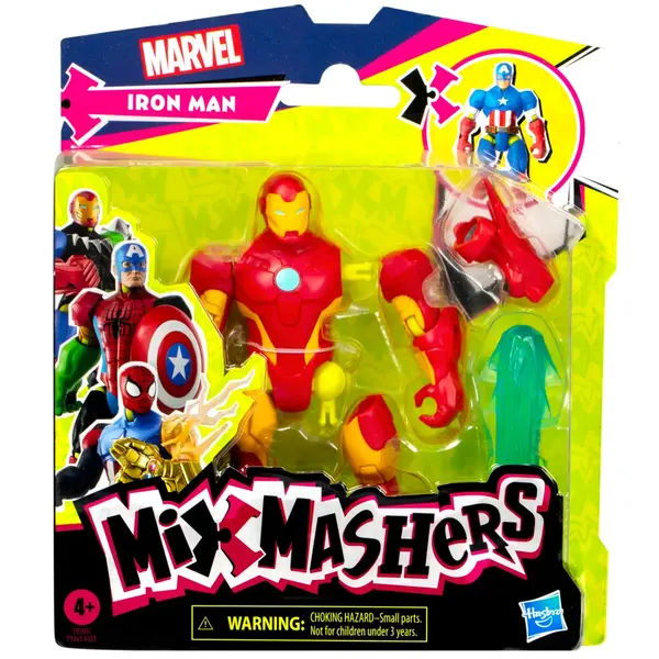 Figurina articulata, Marvel Avengers, Mixmashers, Iron Man, F9269