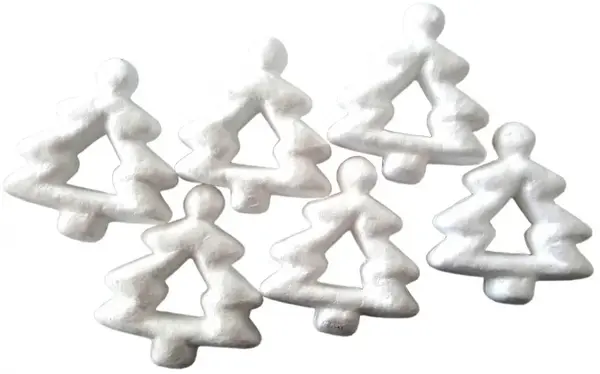 Figurina bradut pentru activitati crafts,polistiren,6cm,10 bucati set