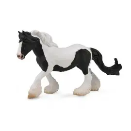 Figurina Cal Gypsy Mare - alb si negru