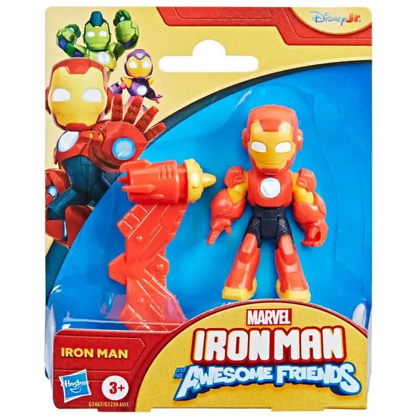 Figurina cu accesoriu, Marvel, Iron Man And His Awesome Friends, G1467