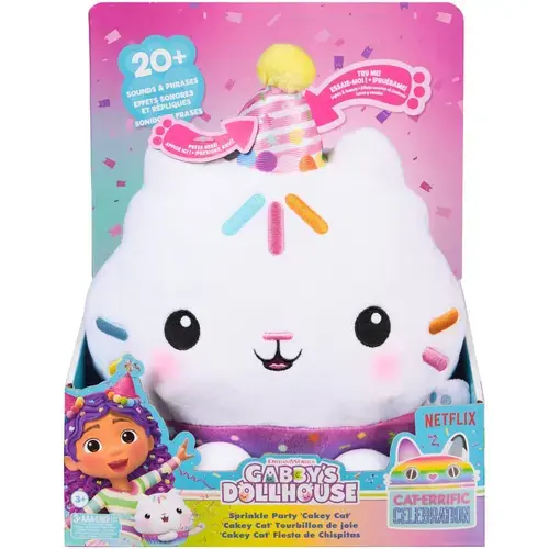 Figurina cu luminite Gabbys Dollhouse Motanul Briosel, 25 cm