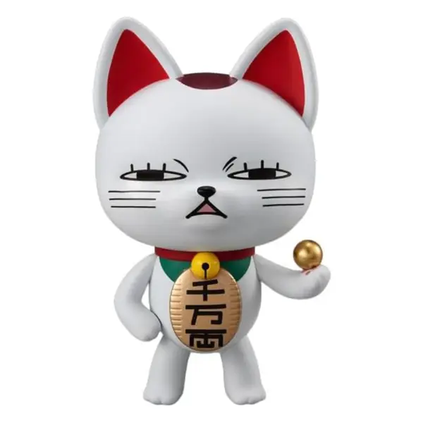 Figurina Dandadan Occultic Sofubi Collection - Turbo Granny Fortune Cat Ver. 2, 15 cm