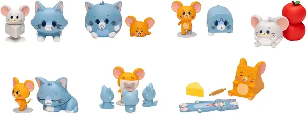 Figurină de pluș Beast Kingdom Animation: Tom & Jerry - Gokko Series, Blind Box, sortiment