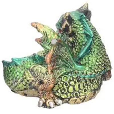 Figurina - Dragon's Reward - Green | Nemesis Now