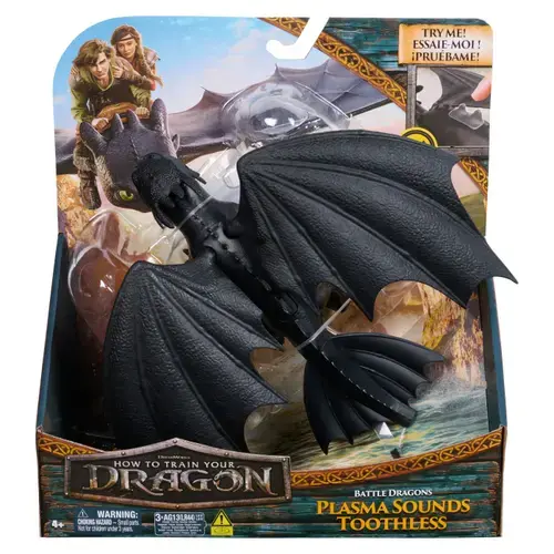 Figurina Dragon Toothless (Negru)