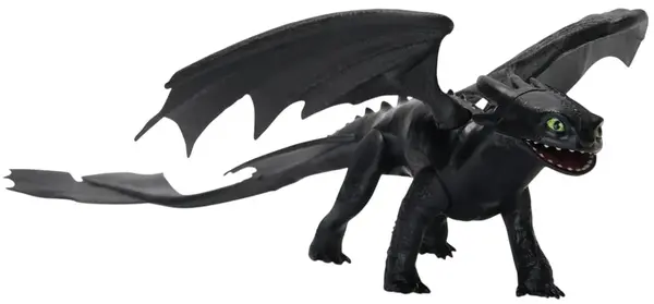 Figurină DreamWorks Dragons - How to Train Your Dragon, Toothless, 19 cm
